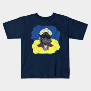 Ukrainian Pilot. Ukrainian flag Kids T-Shirt